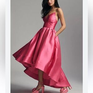 Hutch Vibrant Pink High Low Dress size 10